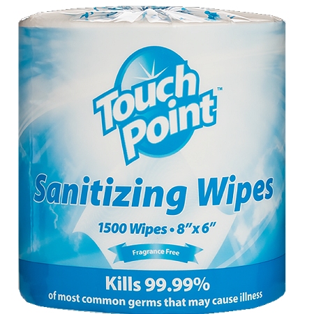 TouchPoint Sanitizing Wipes